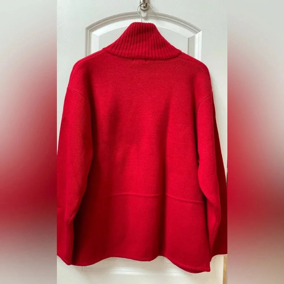 Tally Ho Zip Up, Mock Neck Cardigan - Picture 3 of 5